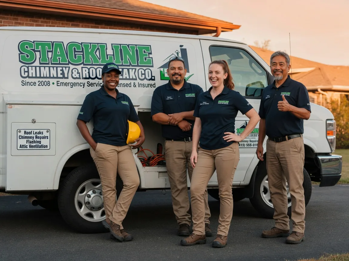 Chimney flashing repair company in Bremond, TX